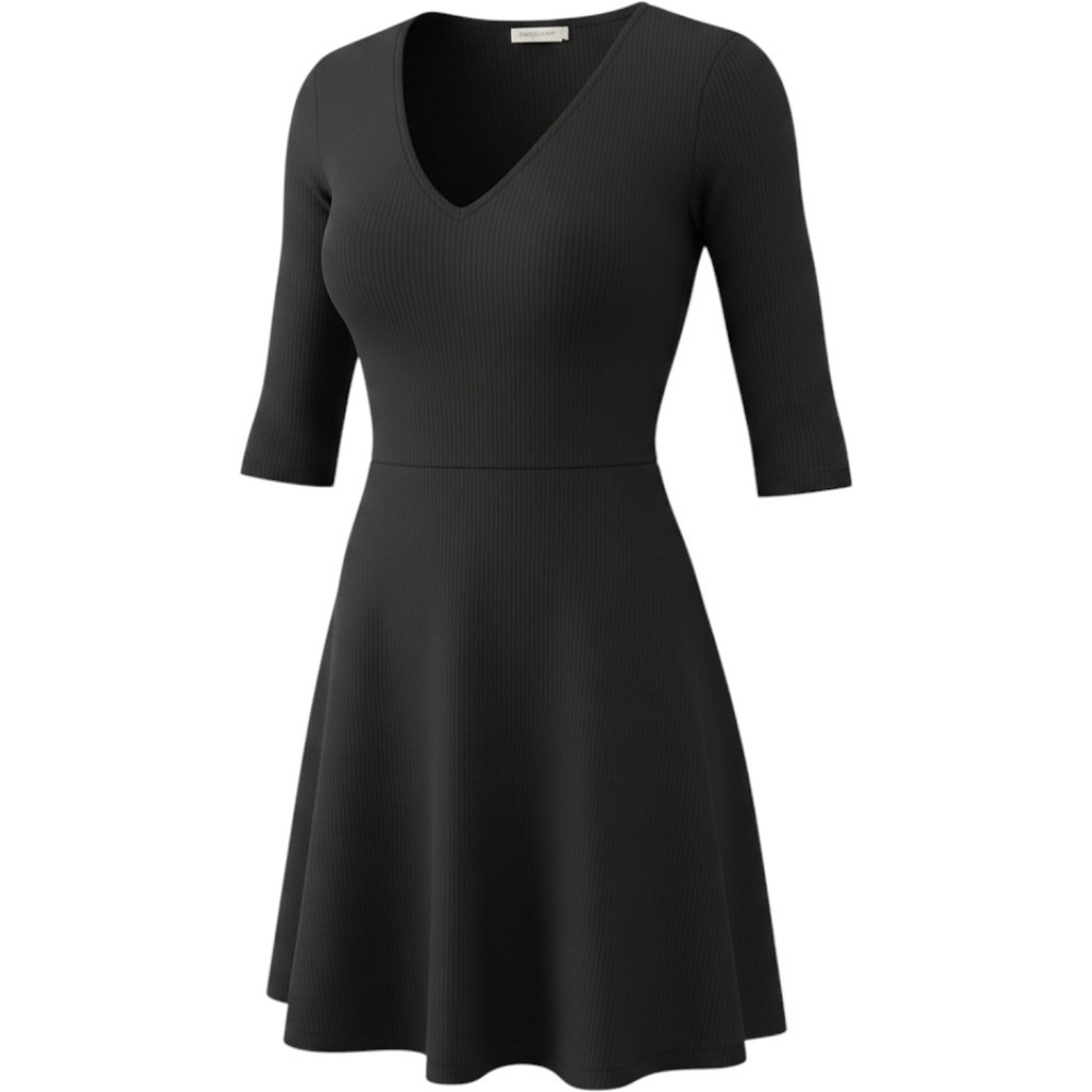 Hollister Skater Mini Dress Womens Medium Coquette Goth Grunge Minimalist